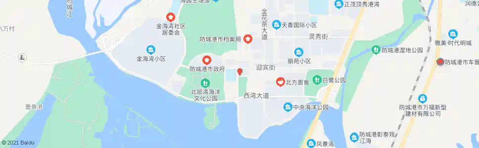 防城港防城港核电公司_公交站地图_防城港公交_妙搜公交查询2025
