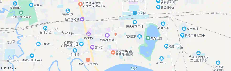 贵港三合市场_公交站地图_贵港公交_妙搜公交查询2025