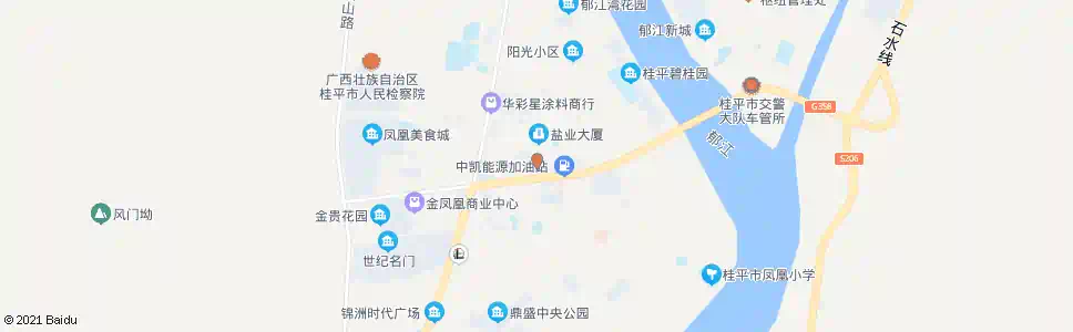 贵港桂南路尾_公交站地图_贵港公交_妙搜公交查询2025