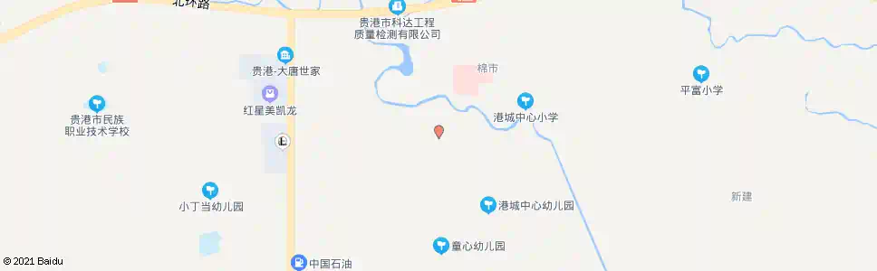 贵港棉村菜市场_公交站地图_贵港公交_妙搜公交查询2025