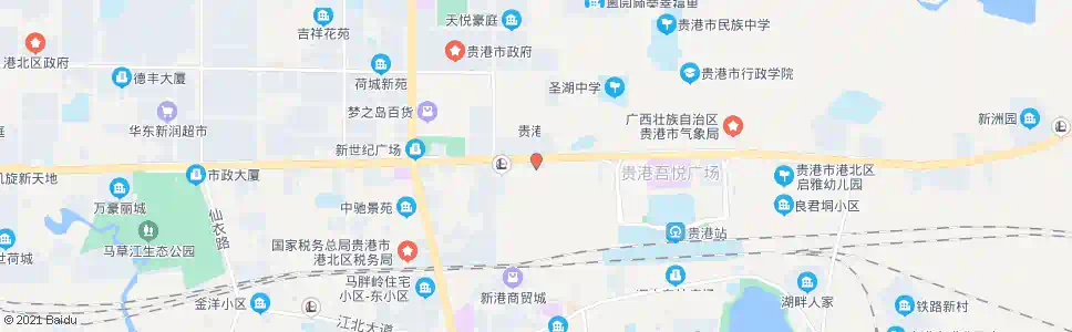 贵港中国人保财险公司_公交站地图_贵港公交_妙搜公交查询2025
