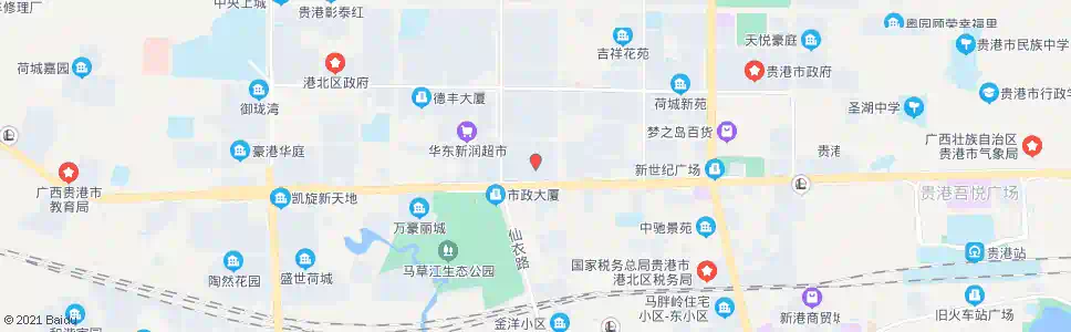贵港德宝建材街_公交站地图_贵港公交_妙搜公交查询2025