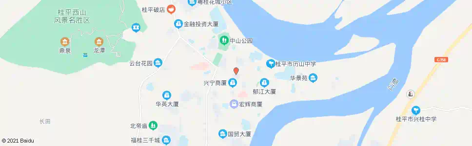 贵港桂平饭店_公交站地图_贵港公交_妙搜公交查询2025