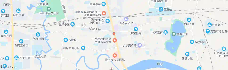 贵港大西园食庄_公交站地图_贵港公交_妙搜公交查询2025