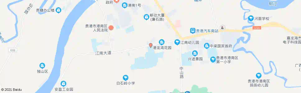 贵港江南实验中学_公交站地图_贵港公交_妙搜公交查询2025