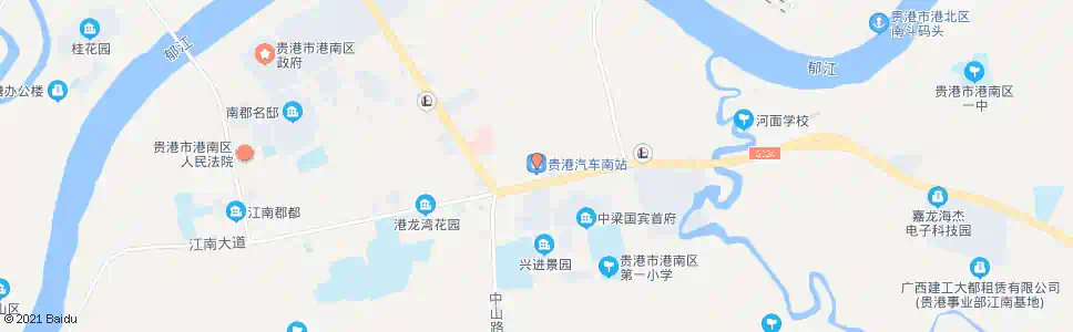 贵港汽车南站_公交站地图_贵港公交_妙搜公交查询2025