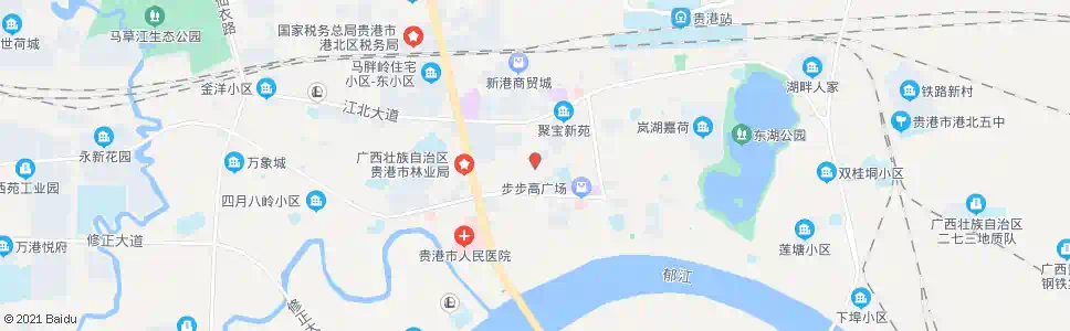 贵港凤凰一街_公交站地图_贵港公交_妙搜公交查询2025