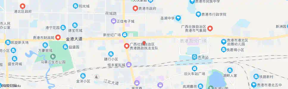 贵港港宝街路口_公交站地图_贵港公交_妙搜公交查询2025
