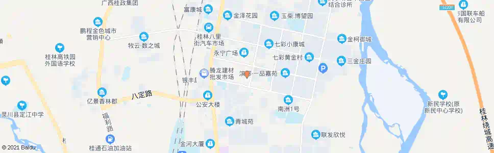 桂林八里二路路口_公交站地图_桂林公交_妙搜公交查询2025