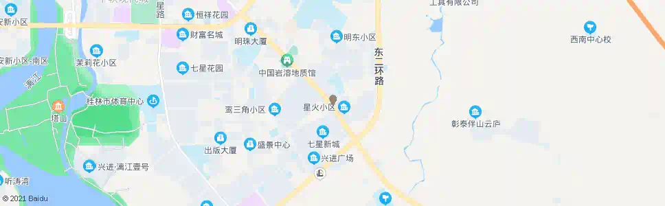 桂林田心里村_公交站地图_桂林公交_妙搜公交查询2025