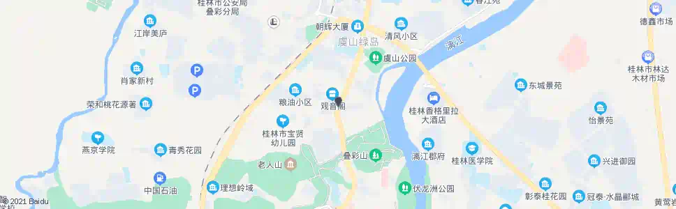 桂林观音阁_公交站地图_桂林公交_妙搜公交查询2025