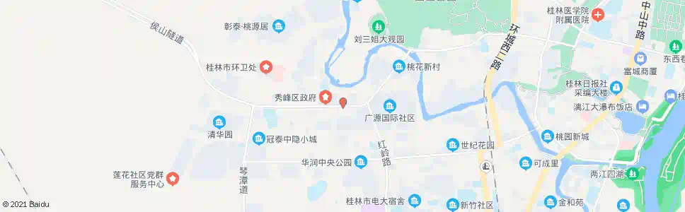 桂林秀峰区政府_公交站地图_桂林公交_妙搜公交查询2025