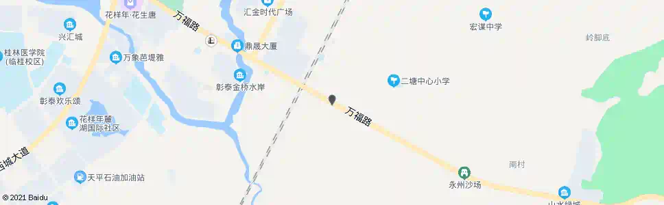 桂林沙子路村_公交站地图_桂林公交_妙搜公交查询2025