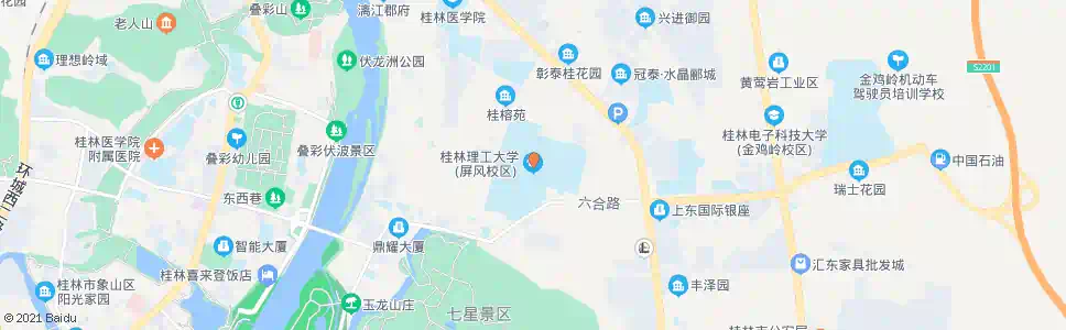 桂林理工大学屏风校区_公交站地图_桂林公交_妙搜公交查询2025