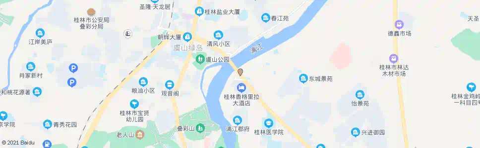 桂林虞山桥_公交站地图_桂林公交_妙搜公交查询2025