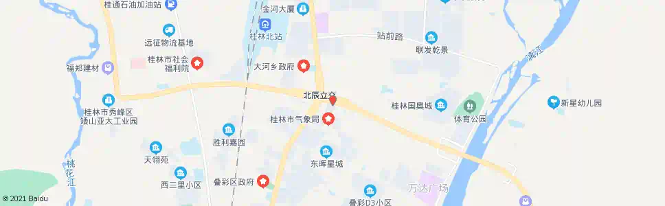 桂林乌石街农贸市场_公交站地图_桂林公交_妙搜公交查询2025