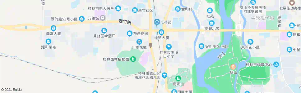 桂林公交铁西车场_公交站地图_桂林公交_妙搜公交查询2025