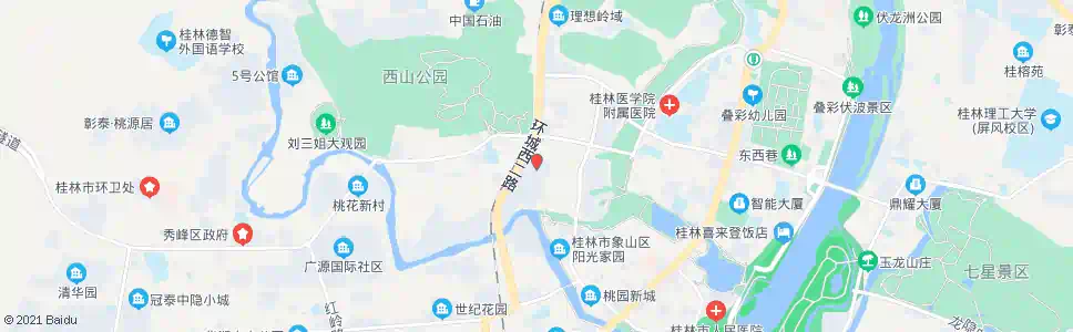 桂林九岗岭一巷_公交站地图_桂林公交_妙搜公交查询2025