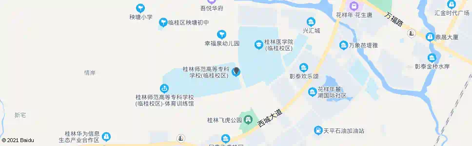 桂林桂林师专甲山校区_公交站地图_桂林公交_妙搜公交查询2025