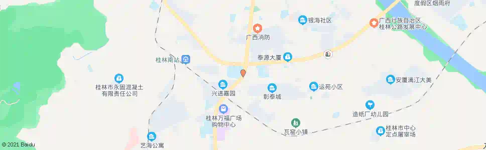 桂林八中路口_公交站地图_桂林公交_妙搜公交查询2025