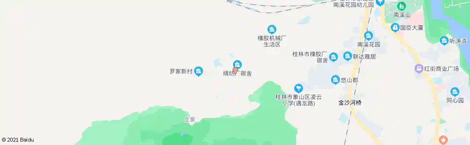 桂林绢纺厂_公交站地图_桂林公交_妙搜公交查询2025