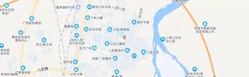 桂林八里五路中_公交站地图_桂林公交_妙搜公交查询2025