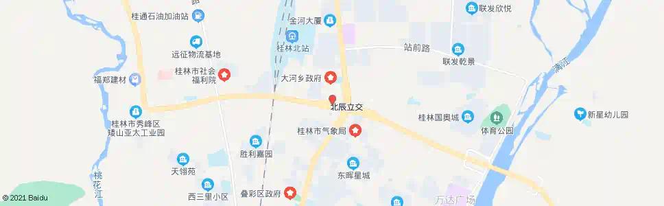 桂林乌石街_公交站地图_桂林公交_妙搜公交查询2025
