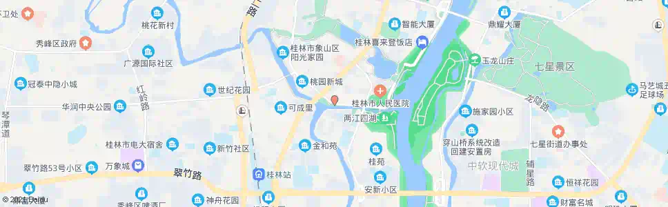 桂林南门桥_公交站地图_桂林公交_妙搜公交查询2025