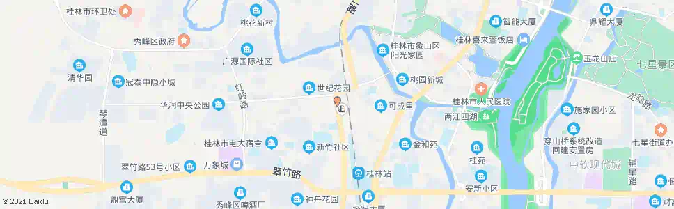桂林东安街口_公交站地图_桂林公交_妙搜公交查询2025