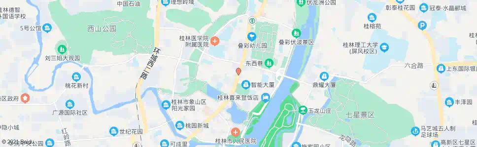 桂林十字街(中心广场)_公交站地图_桂林公交_妙搜公交查询2025