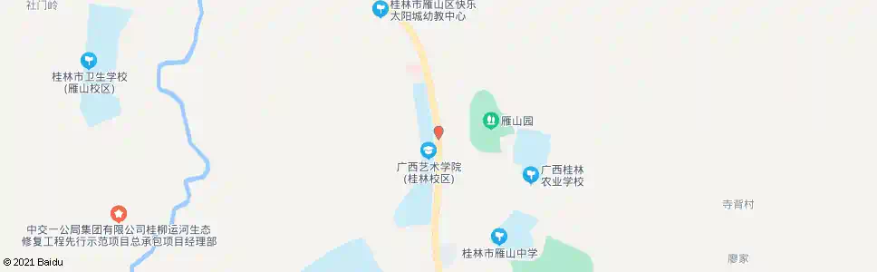桂林雁山镇_公交站地图_桂林公交_妙搜公交查询2025