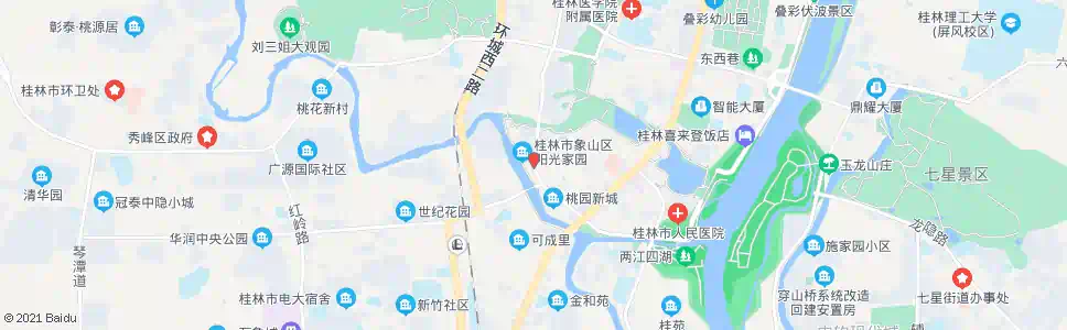 桂林少年宫_公交站地图_桂林公交_妙搜公交查询2025