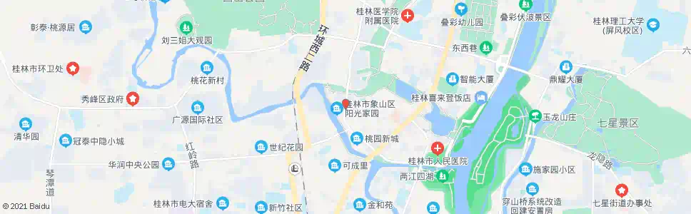 桂林信义路_公交站地图_桂林公交_妙搜公交查询2025