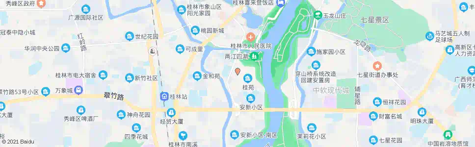 桂林181医院_公交站地图_桂林公交_妙搜公交查询2025