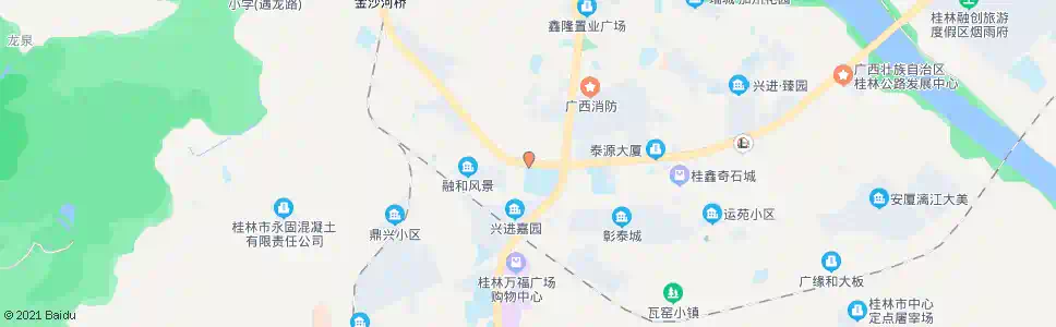 桂林八中路口西_公交站地图_桂林公交_妙搜公交查询2025