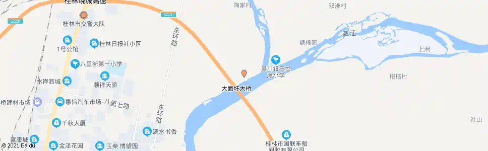 桂林下秦家_公交站地图_桂林公交_妙搜公交查询2025