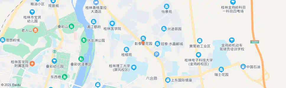 桂林彭家岭_公交站地图_桂林公交_妙搜公交查询2025