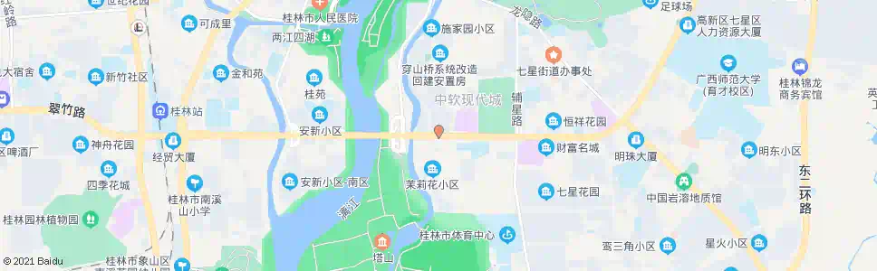 桂林穿山桥_公交站地图_桂林公交_妙搜公交查询2025