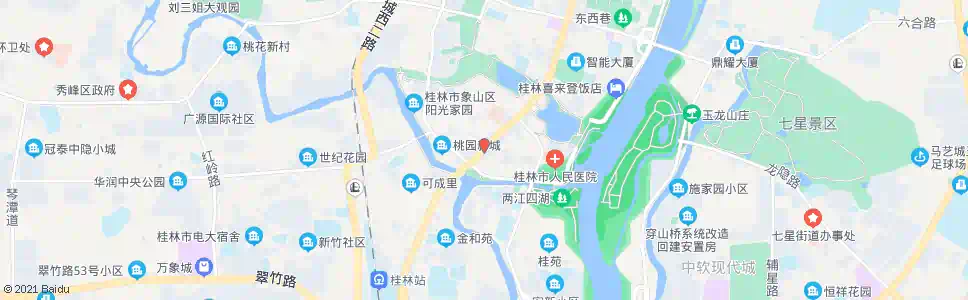 桂林西城路口_公交站地图_桂林公交_妙搜公交查询2025