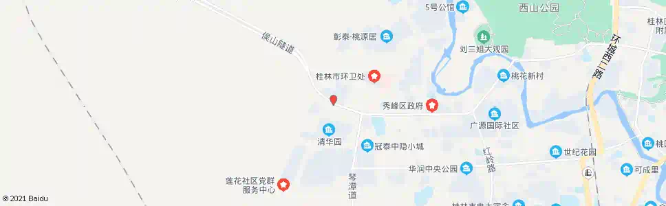 桂林中隐路尾_公交站地图_桂林公交_妙搜公交查询2025