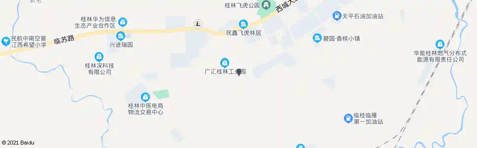 桂林福达公司_公交站地图_桂林公交_妙搜公交查询2025