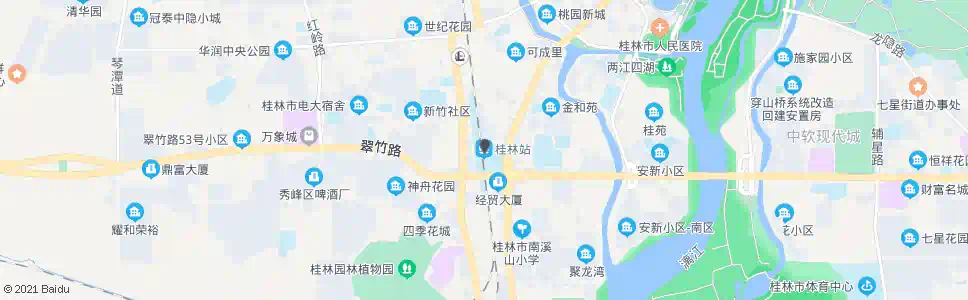 桂林鲁山路尾_公交站地图_桂林公交_妙搜公交查询2025