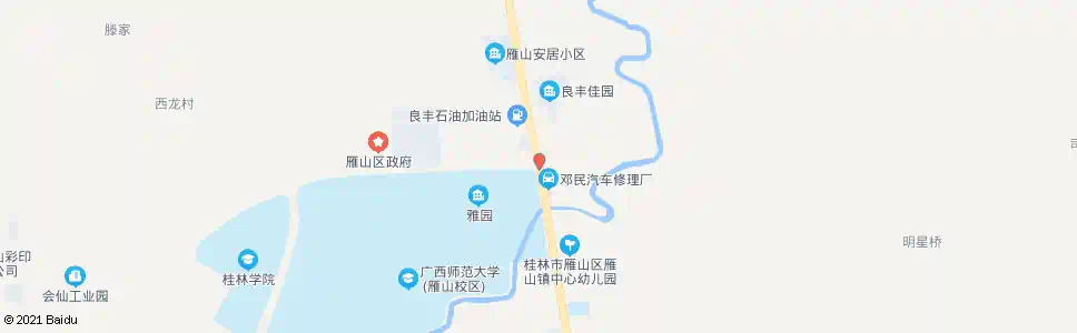 桂林会仙路口_公交站地图_桂林公交_妙搜公交查询2025