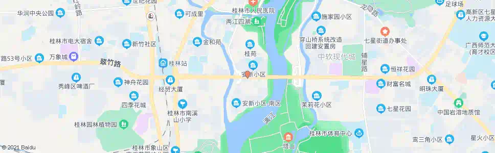 桂林安新小区_公交站地图_桂林公交_妙搜公交查询2025