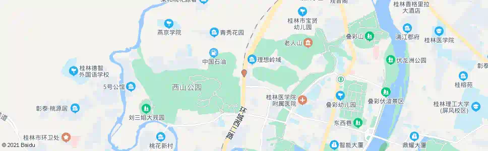 桂林信义路尾_公交站地图_桂林公交_妙搜公交查询2025
