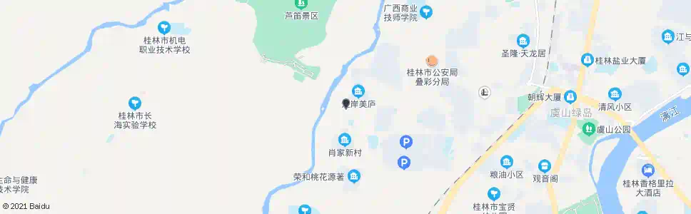 桂林芦笛路尾_公交站地图_桂林公交_妙搜公交查询2025