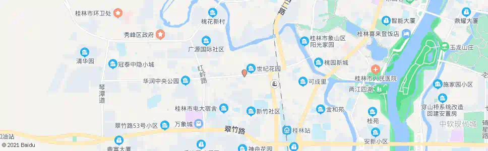 桂林东安路中_公交站地图_桂林公交_妙搜公交查询2025