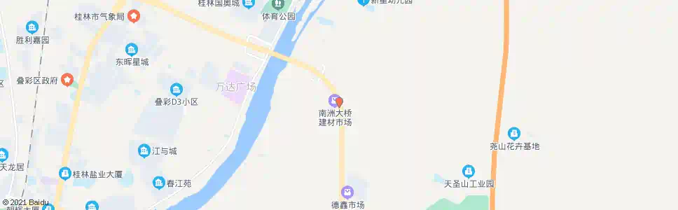 桂林南洲大桥东_公交站地图_桂林公交_妙搜公交查询2025