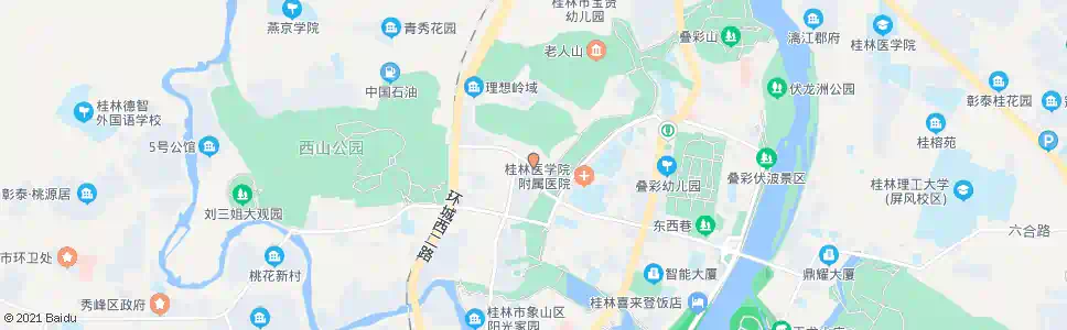 桂林西凤路_公交站地图_桂林公交_妙搜公交查询2025