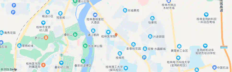 桂林花鸟市场_公交站地图_桂林公交_妙搜公交查询2025